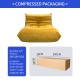 S212 modern living room furniture compression high density sponge inflatable vacuum package compressed chair couch sofa set