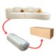 S222 Italian design modern compressible living room home furniture L shape modular vacuum small package fabric compression sofa set