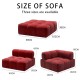 S210 wholesale compression living room furniture modern sectional modular L shape linen velvet vacuum package compressed sofa set