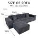 S220 2024 modern wholesale compression living room sofa furniture vacuum small package linen fabric velvet couch sofa set