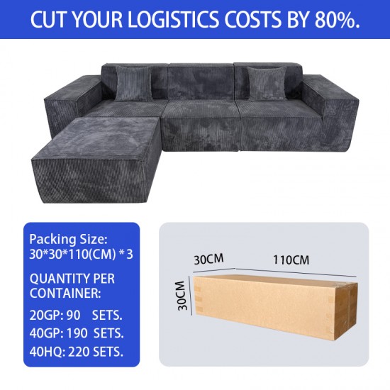 S220 2024 modern wholesale compression living room sofa furniture vacuum small package linen fabric velvet couch sofa set