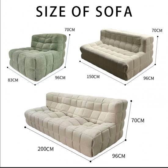 S217 hot wholesale cheap modern living room home furniture compressible vacuum package fabric velvet compressed sofa chair