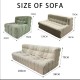 S217 hot wholesale cheap modern living room home furniture compressible vacuum package fabric velvet compressed sofa chair