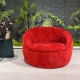 S216 2025 Modern minimalist furniture sponge fabric compression sofa lazy sofa single person leisure sofa chair armchair