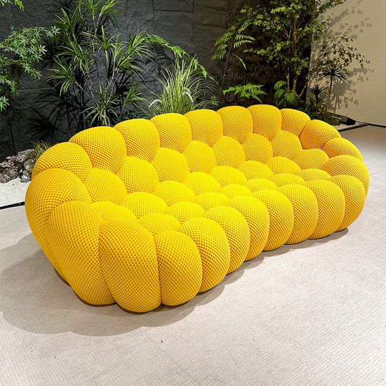 S230-3 shunlinghang 2024 New design football sofa three-seater compressed roll sofa Installation-free living room furniture sofa set