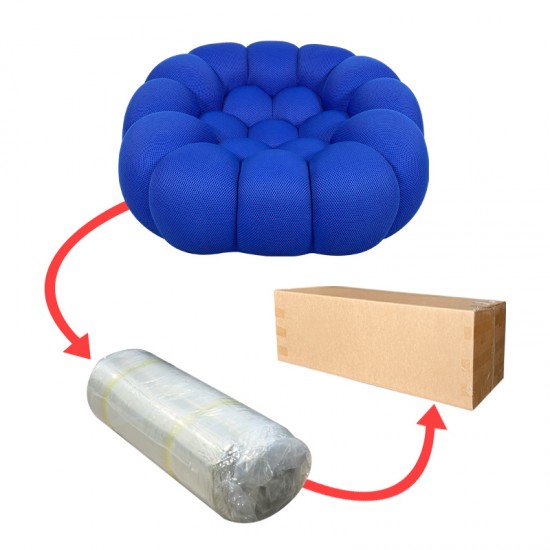 S230-1 Compress sofa Designer Red Football Sofa Large Apartment Living RoomFurniture Sales Department Reception Single threeseater sofa