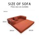 S230 fashion compression sofa living room furniture vacuum packaging velvet sofa cover large size folding sofa bed can be customized