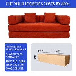 S230 fashion compression sofa living room furniture vacuum packaging velvet sofa cover large size folding sofa bed can be customized