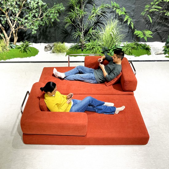 S230 fashion compression sofa living room furniture vacuum packaging velvet sofa cover large size folding sofa bed can be customized