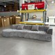 S226 Italian design compressed sofa furniture modular L shape compressed living room corduroy fabric compression sofa