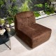 S228 modern compressed sofa furniture sponge velvet fabric customize vacuum compression lounge chair
