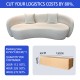 S252 Customizable New Sofa Set Curved Backrest Design Living Room Furniture for Apartment Use for Foreign Trade Compression Function