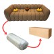 S255 High-Density Hotel & Beauty Salon Rest Area Sofa Set Compressed Pumpkin Fabric Full Sponge Cross-Border Vacuum-Compressed Box