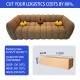 S255 High-Density Hotel & Beauty Salon Rest Area Sofa Set Compressed Pumpkin Fabric Full Sponge Cross-Border Vacuum-Compressed Box