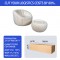 S215 Wholesale Vacuum Compressed Modern Round Foam Single Sofa Chair White Teddy Lazy Pumpkin Accent Sofa Chair