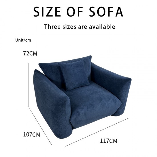 S218 New Modern Simplicity Living Room Furniture Chair Sofa Set Furniture Compression Sofa Single Lounge Sofa Lazy Chair on Sale