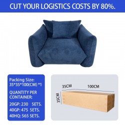 S218 New Modern Simplicity Living Room Furniture Chair Sofa Set Furniture Compression Sofa Single Lounge Sofa Lazy Chair on Sale