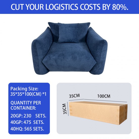 S218 New Modern Simplicity Living Room Furniture Chair Sofa Set Furniture Compression Sofa Single Lounge Sofa Lazy Chair on Sale