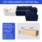 S231 Modern Overstuffed Comfortable L Shape Modular Sectional Boneless Foam Couch 3 Seater Compressed Cloud Sofa with Ottoman