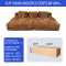 S232 OEM Factory Modern Corduroy Fabric Design Modular Sectional Boneless Couch Vacuum Compressed Sofa with Ottoman